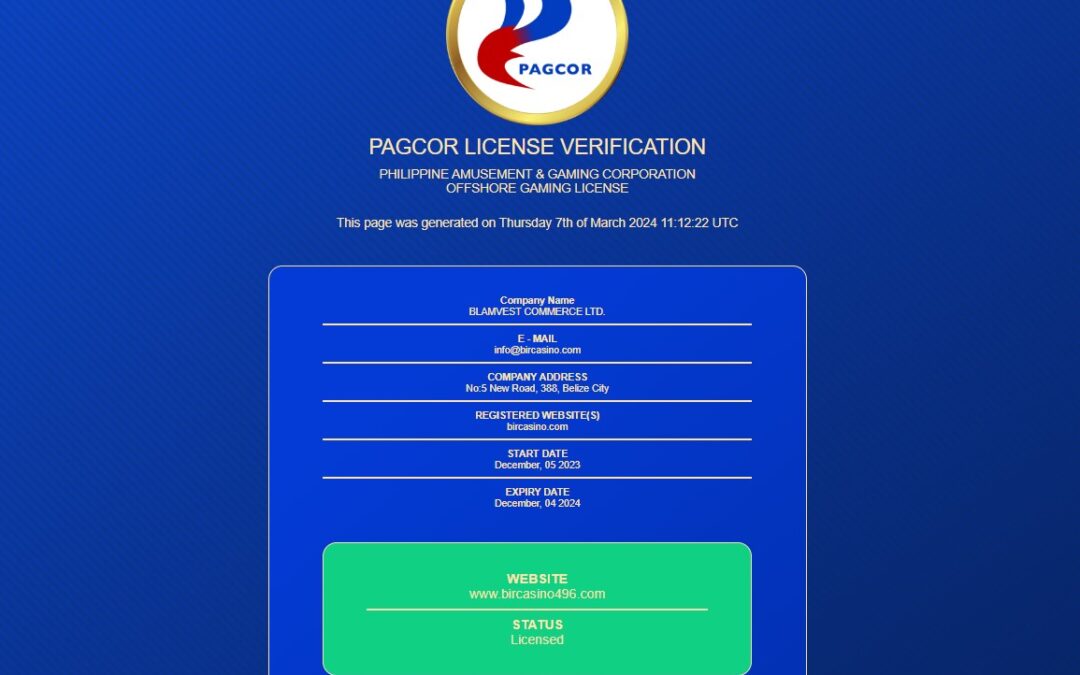 BirCasino Güvenilir ve Lisanslı mı? - Detaylı İnceleme! BirCasino'nun lisans durumunu ve güvenilirliğini merak ediyor musunuz? Bu detaylı incelemede, BirCasino'nun lisans bilgilerini, kullanıcı güvenliğine olan bağlılığını ve oyun adililiğini ele alıyoruz. Güvenle oynamak için bilmeniz gereken her şey burada.