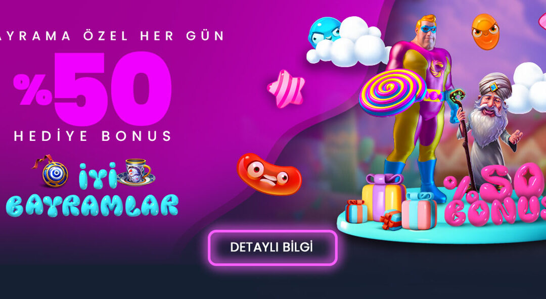 BirCasino Bayram Bonusu ile bayramınızı şenlendirin! 10-11-12 Nisan'da her gün %50 bonus fırsatını kaçırmayın. Türkiye'deki kullanıcılar için özel, heyecan verici bonuslar ve oyunlar sizleri bekliyor. Şimdi katılın, bayram coşkusunu BirCasino ile ikiye katlayın!