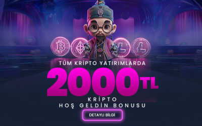 Tüm Kripto Yatırımlarda 2.000 TL %200 Kripto Hoş Geldin Bonusu